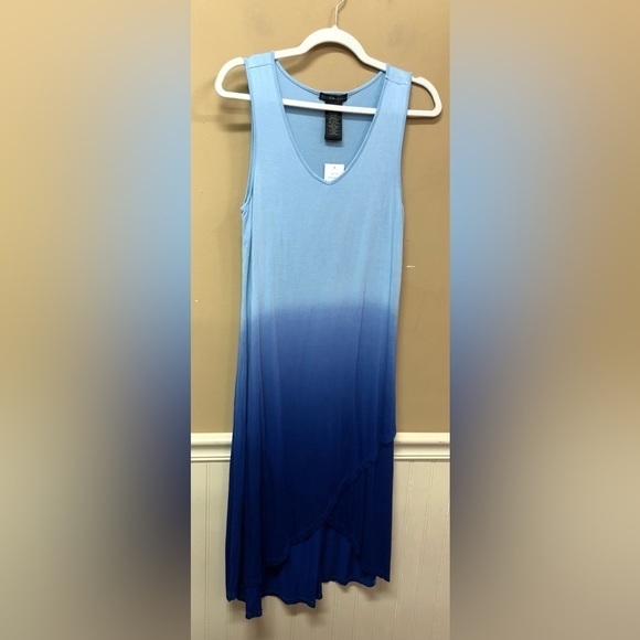Design History Blue Ombre Viscose Blend Soft Dress Size M NWT - Picture 1 of 4